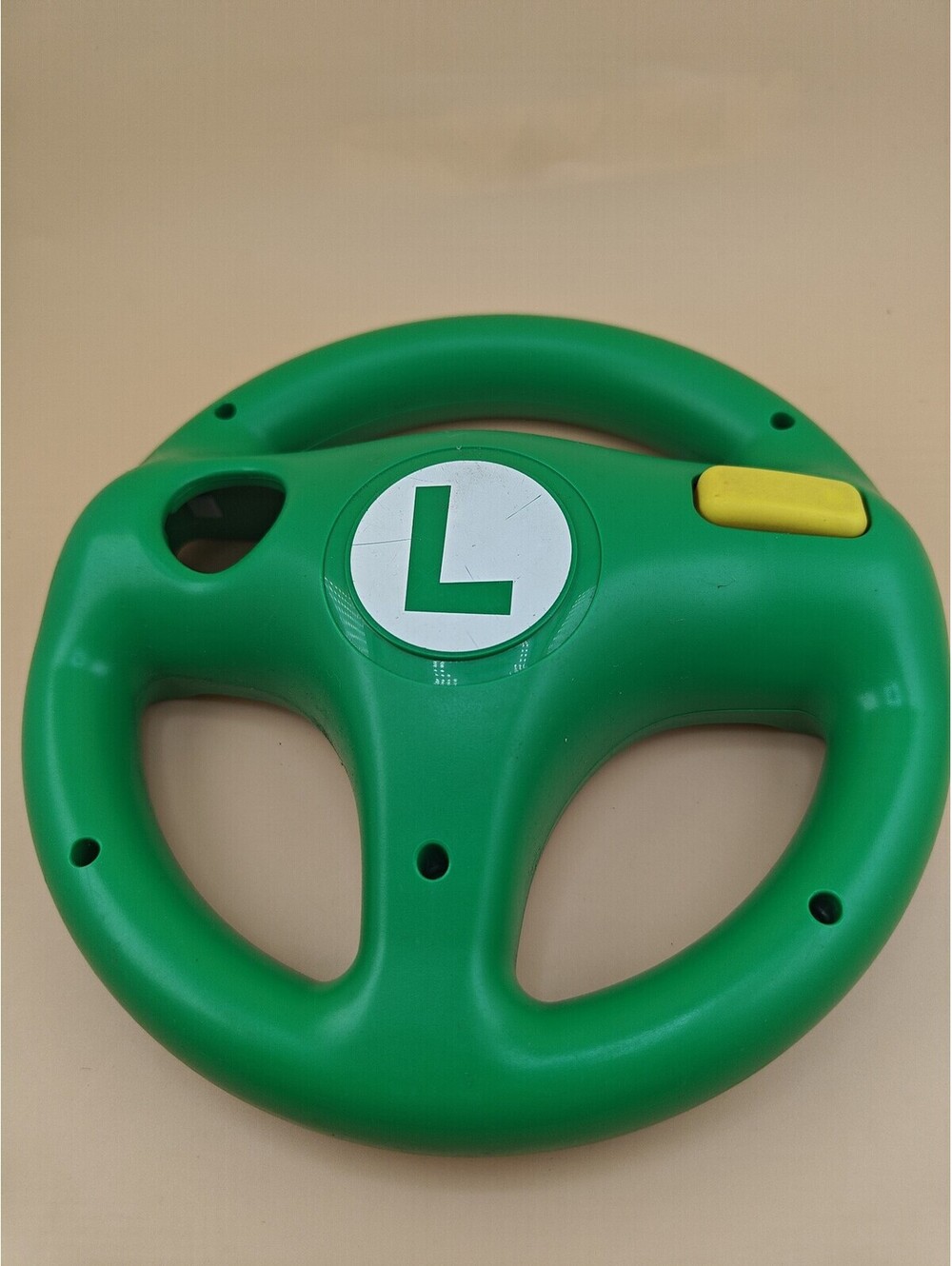 Hori Mario Kart Luigi Steering Wheel Wii Wii U Racing Controller Green OEM